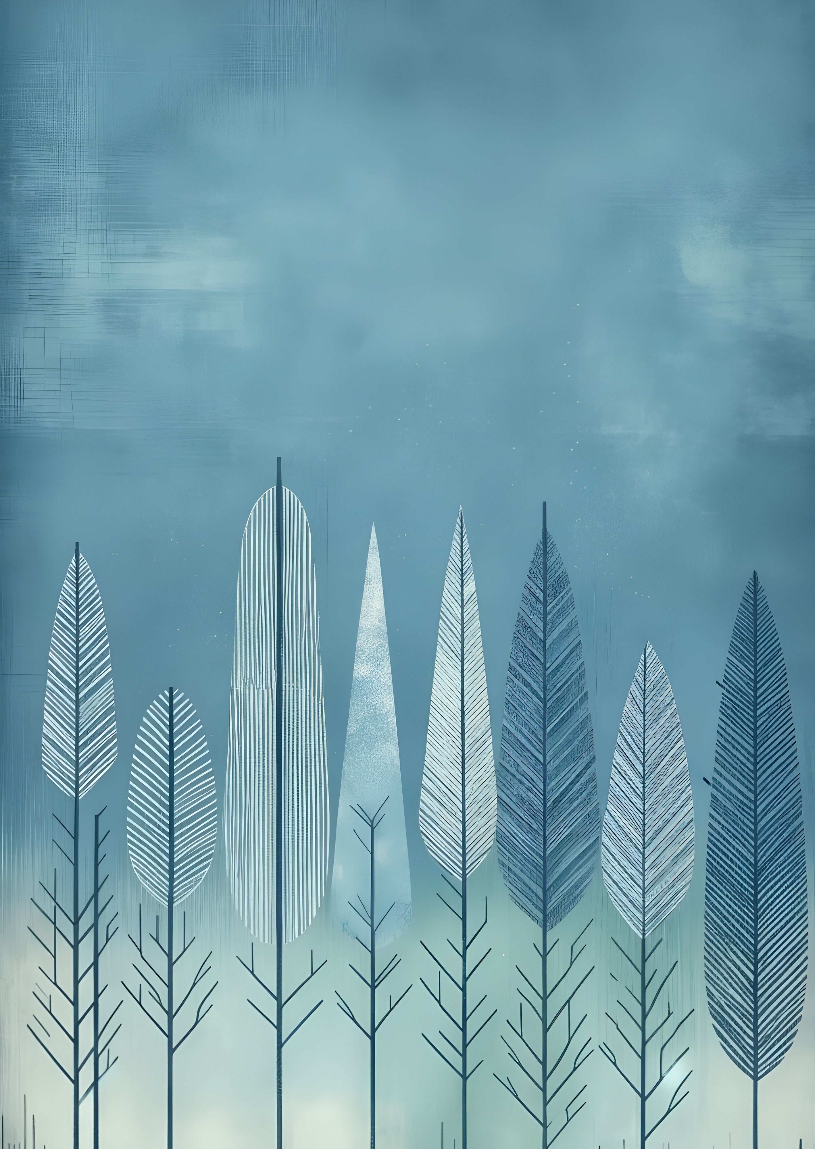Serene Horizons: The Minimalist Nature Set