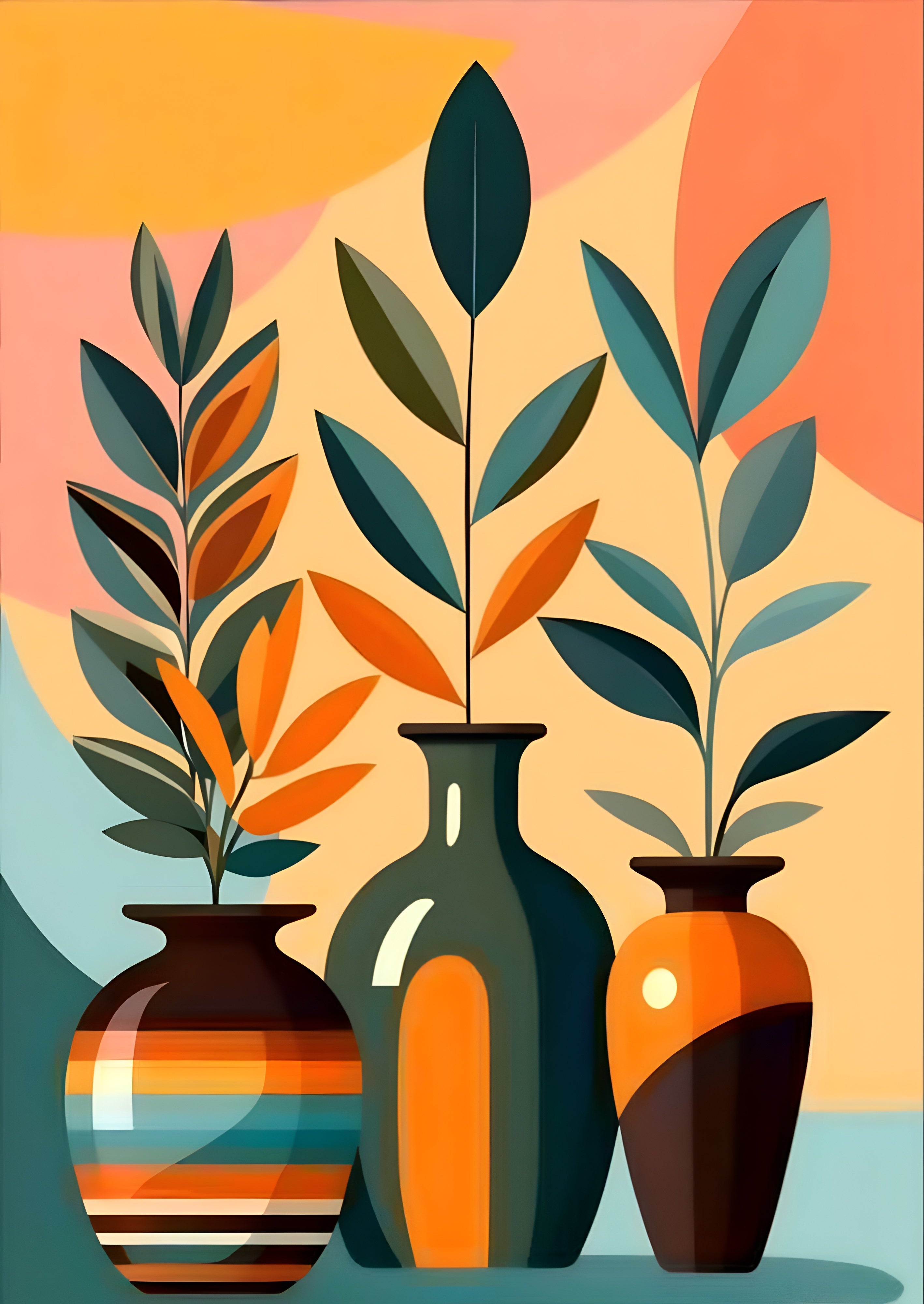 Botanical Convergence: A Rhythmic Study in Neo-Boho Minimalism