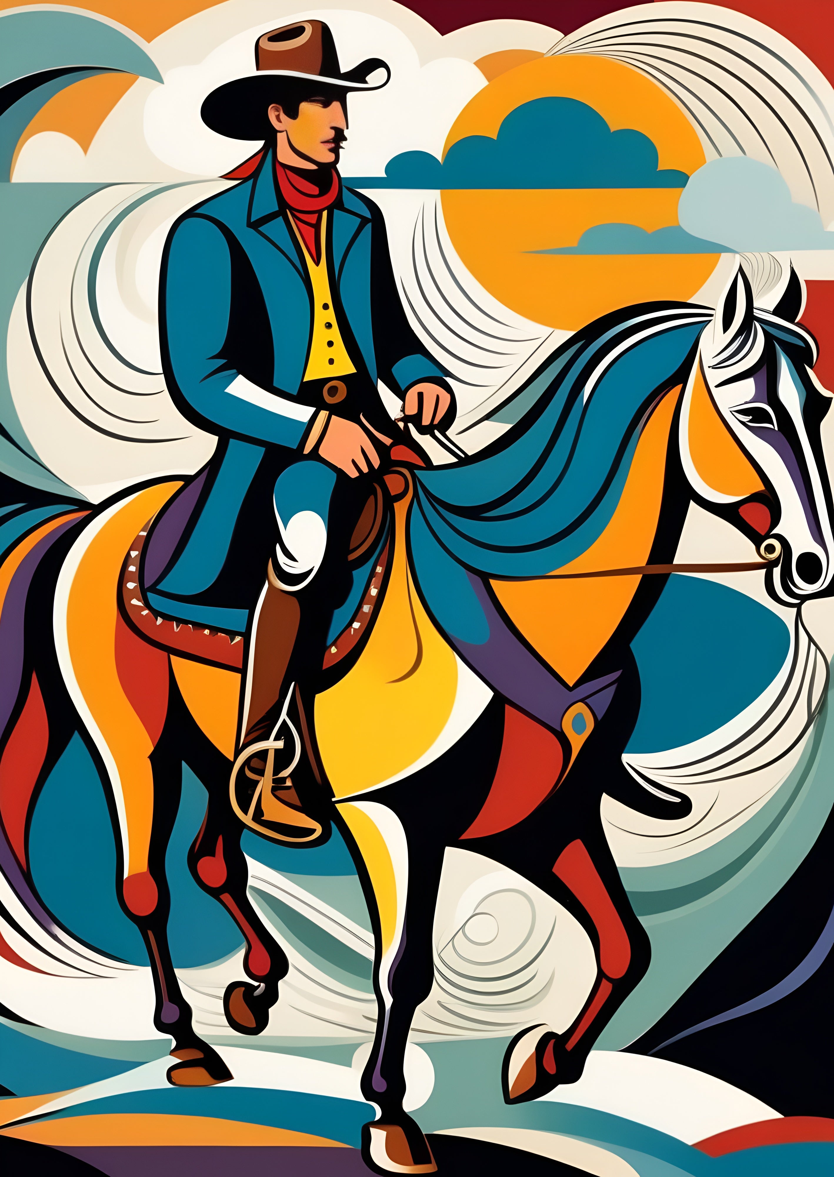Frontier Creed: The Modern Cowboy Triptych