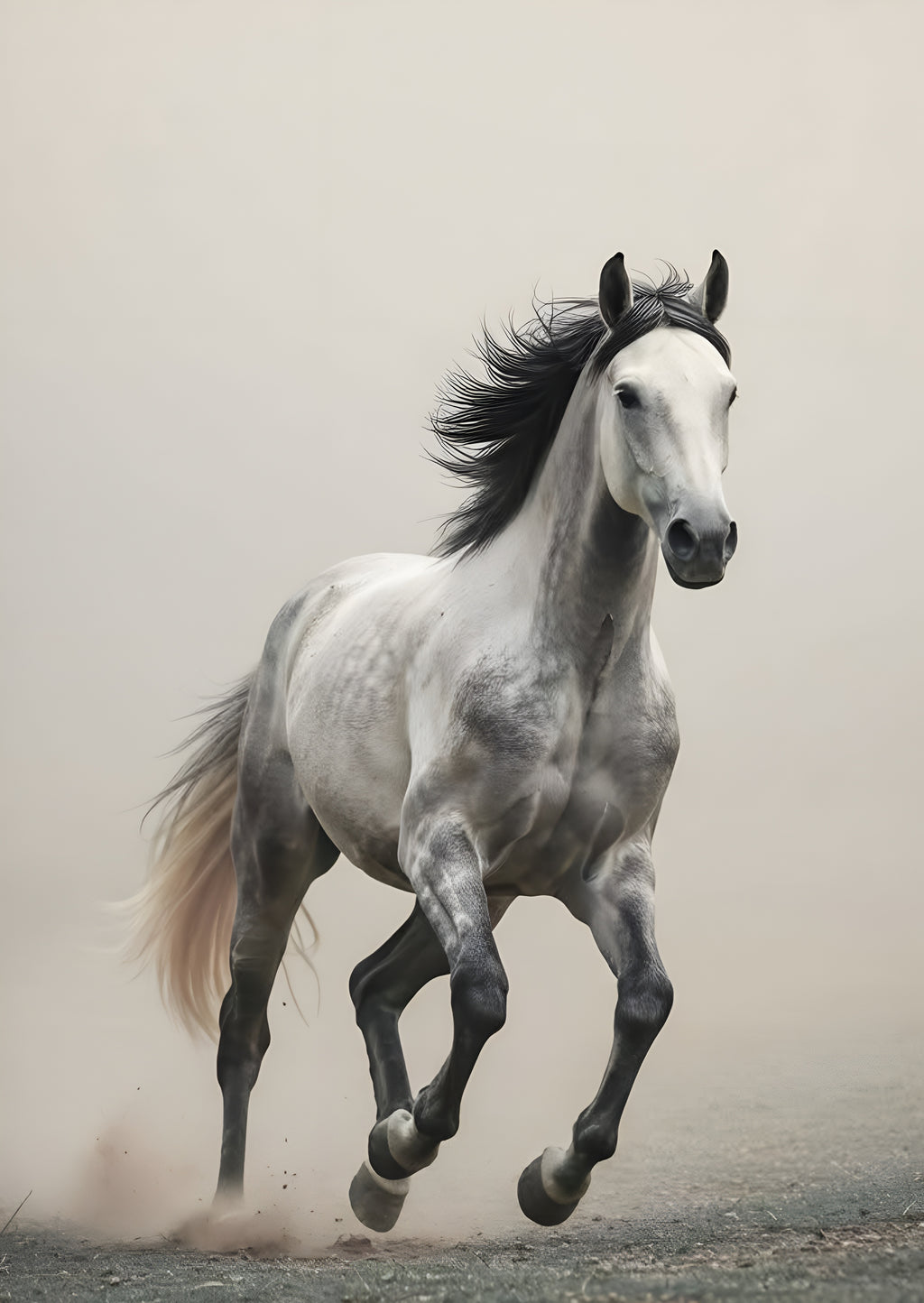 Equine Majesty: The Monochrome Spirit Collection