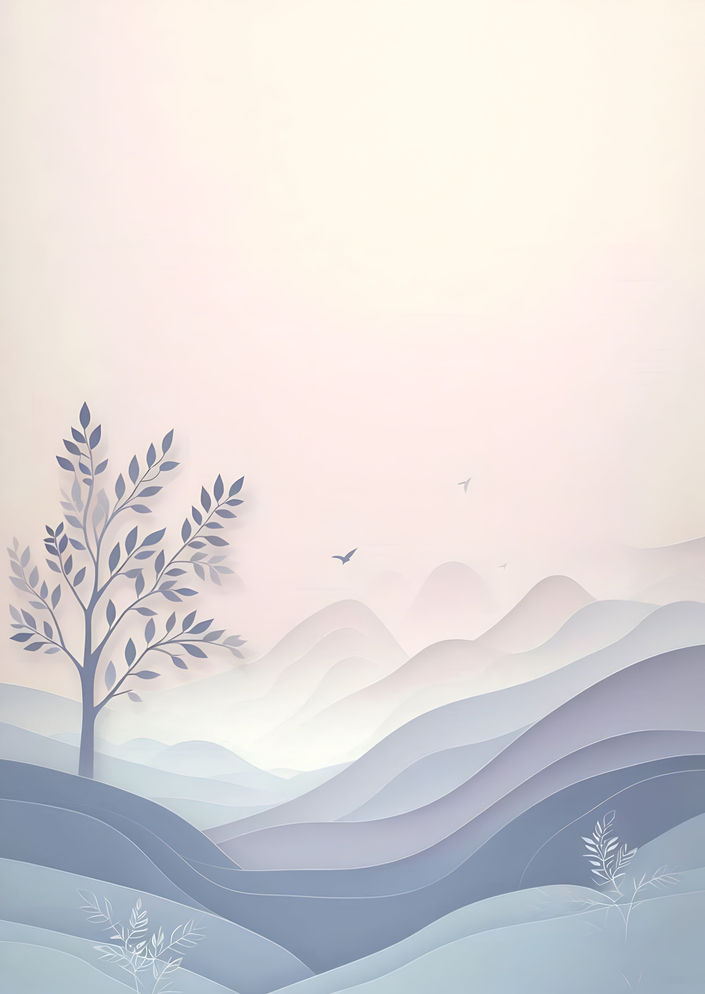 Serene Horizons: The Minimalist Nature Set