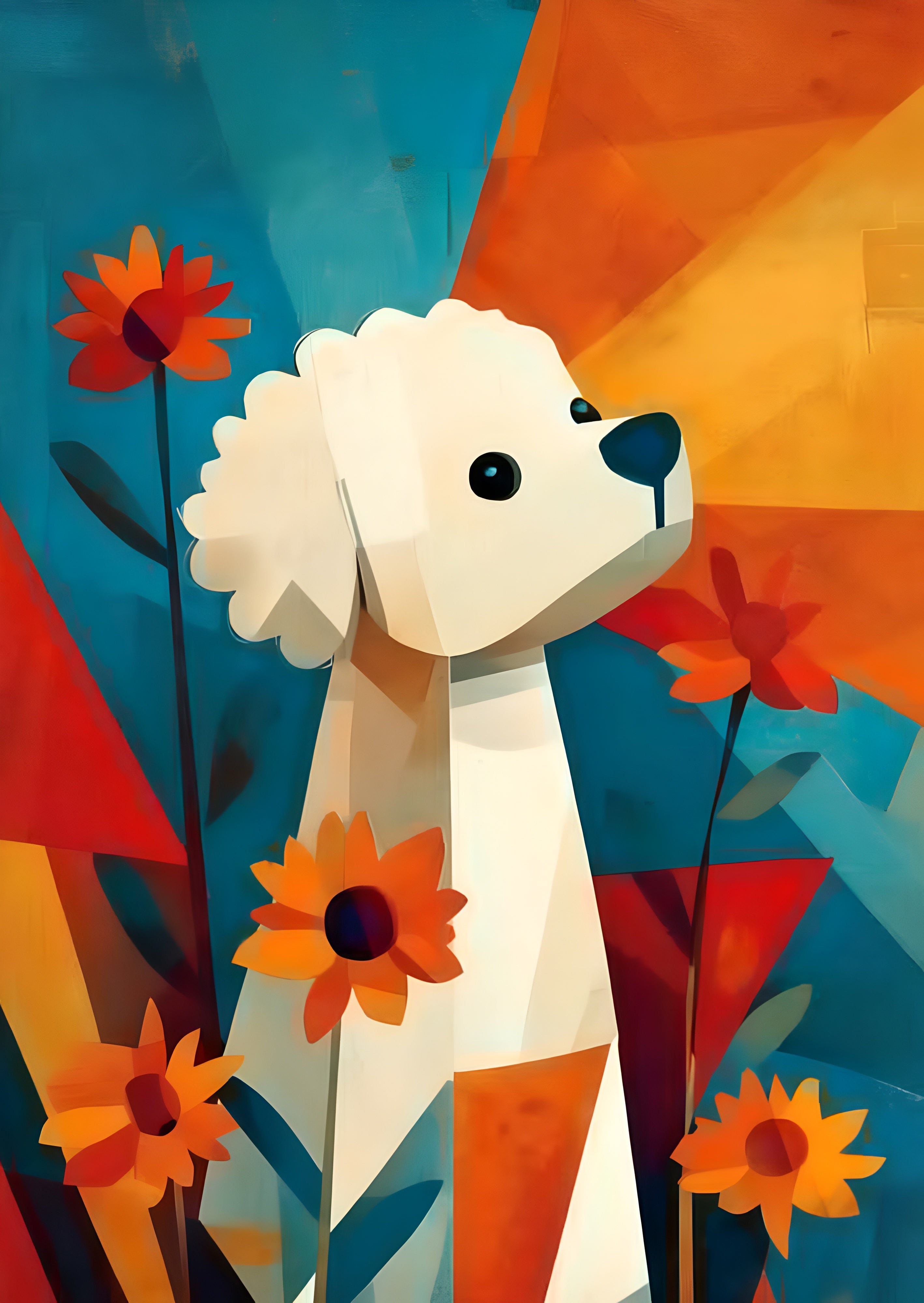 Geometric Bloom: The Paper Pup