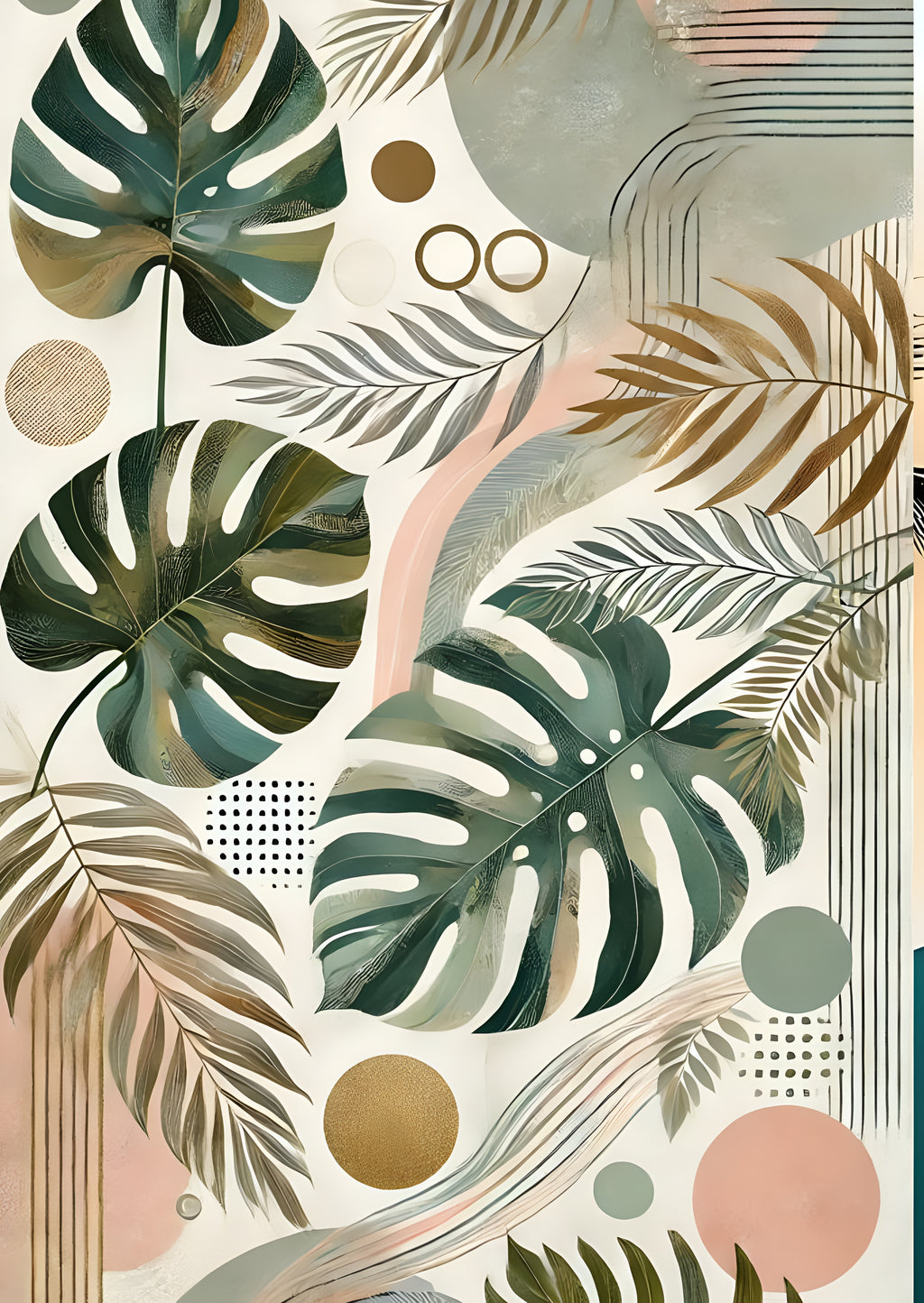 Verdant Geometric Harmony