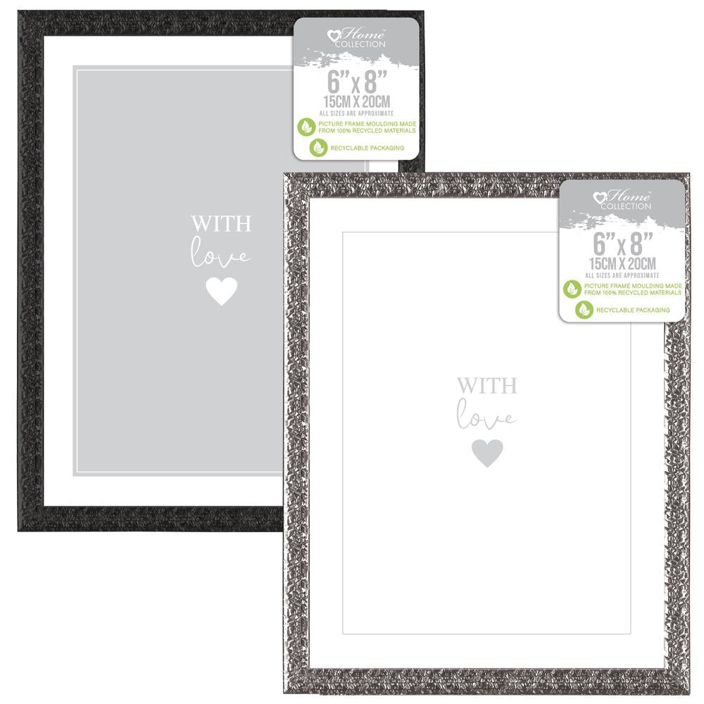 Devon Blk-Sil 6x8 Inch Frame