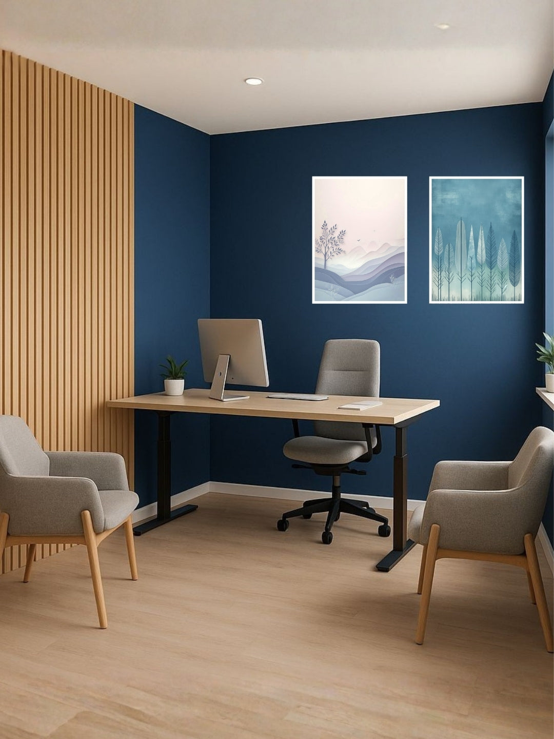 Serene Horizons: The Minimalist Nature Set