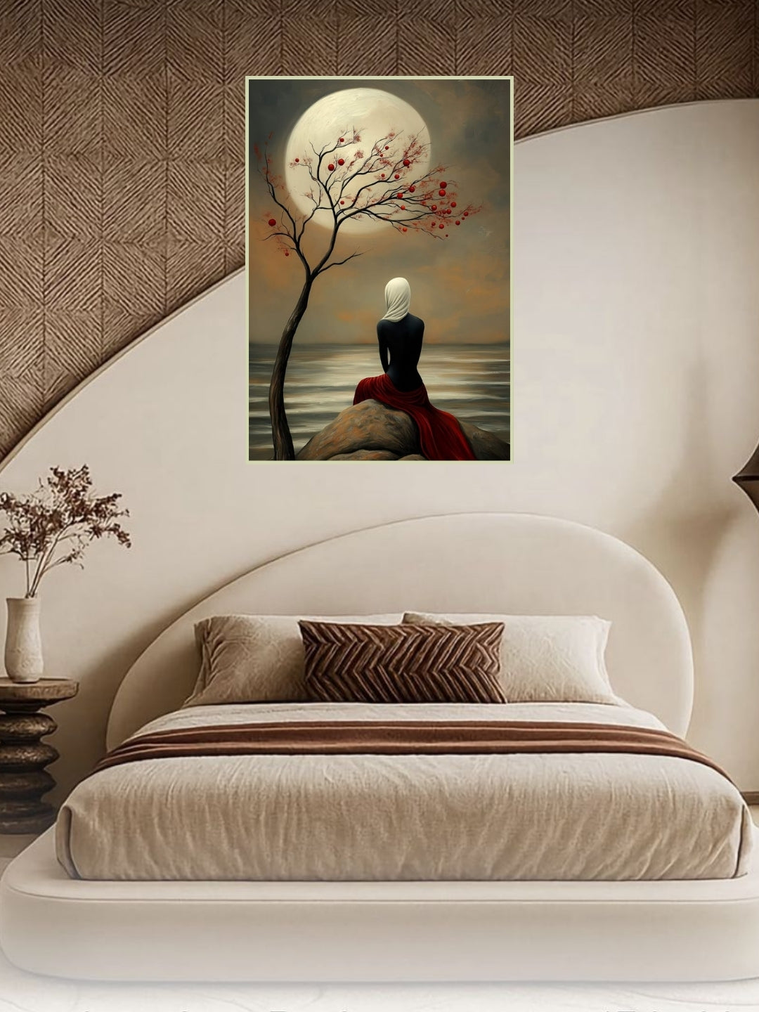 Ethereal Solitude: The Lunar Watcher